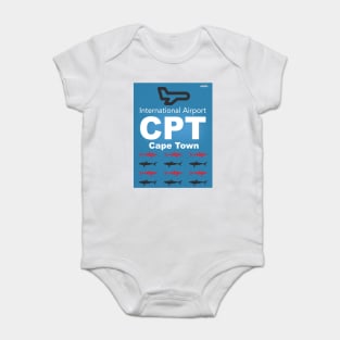 CPT Cape Town airport Baby Bodysuit